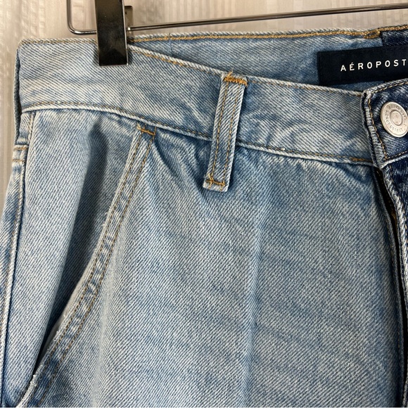 Aeropostale Baggy 90s Baggy Two Tone Straight Leg High Rise Jeans - Picture 3 of 9
